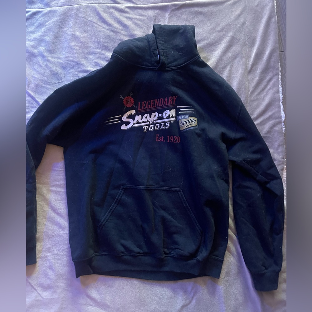 Snap on hoodie